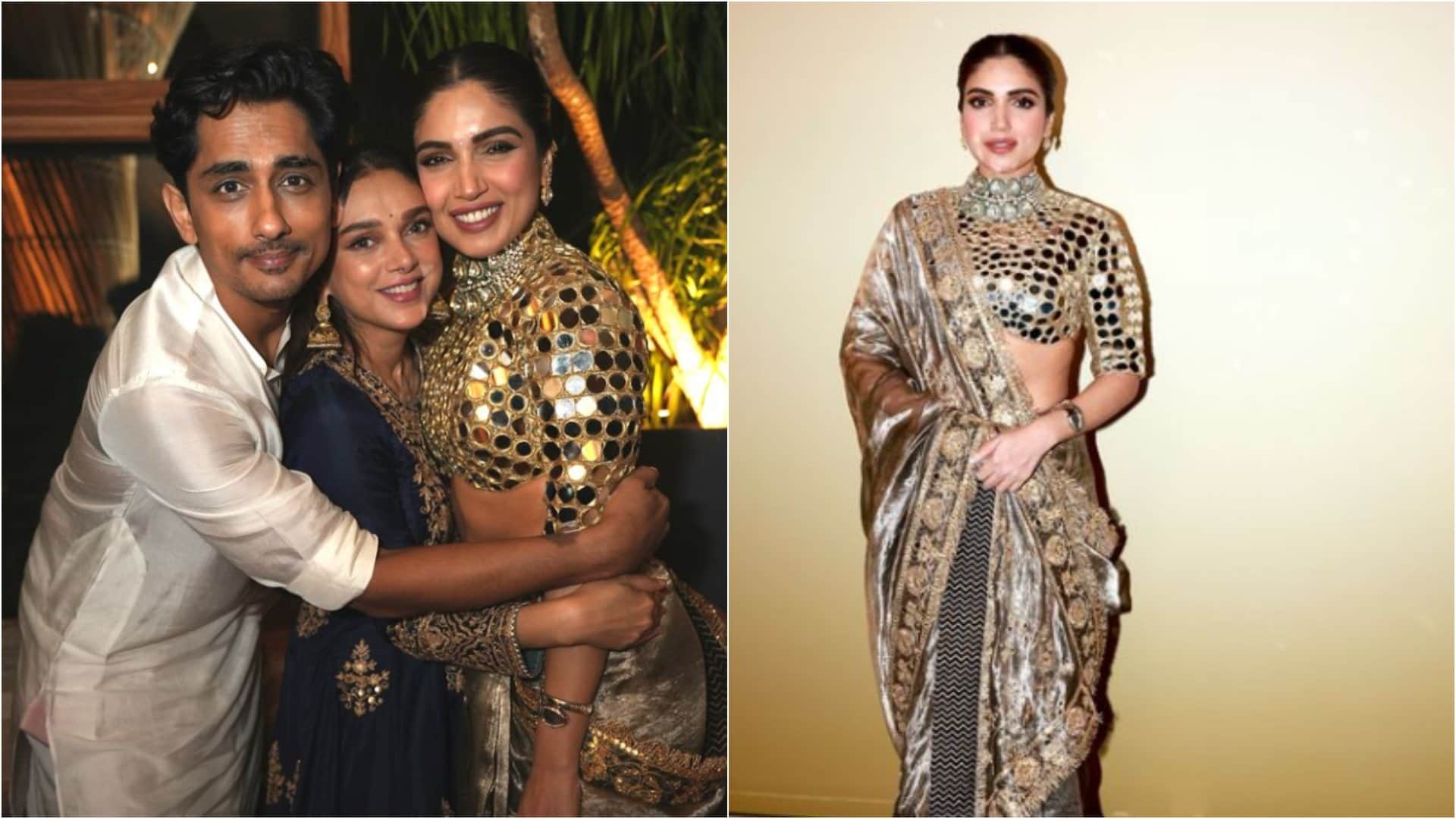sonakshi Sinha Zaheer Iqbal Aditi Rao Hydari Siddharth huma qureshi bollywood celebs at Diwali Party