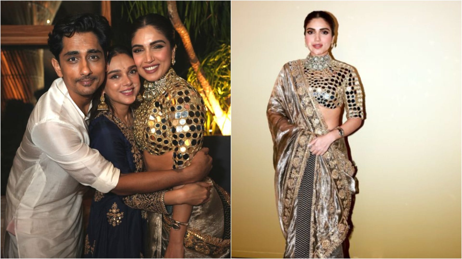 sonakshi Sinha Zaheer Iqbal Aditi Rao Hydari Siddharth huma qureshi bollywood celebs at Diwali Party