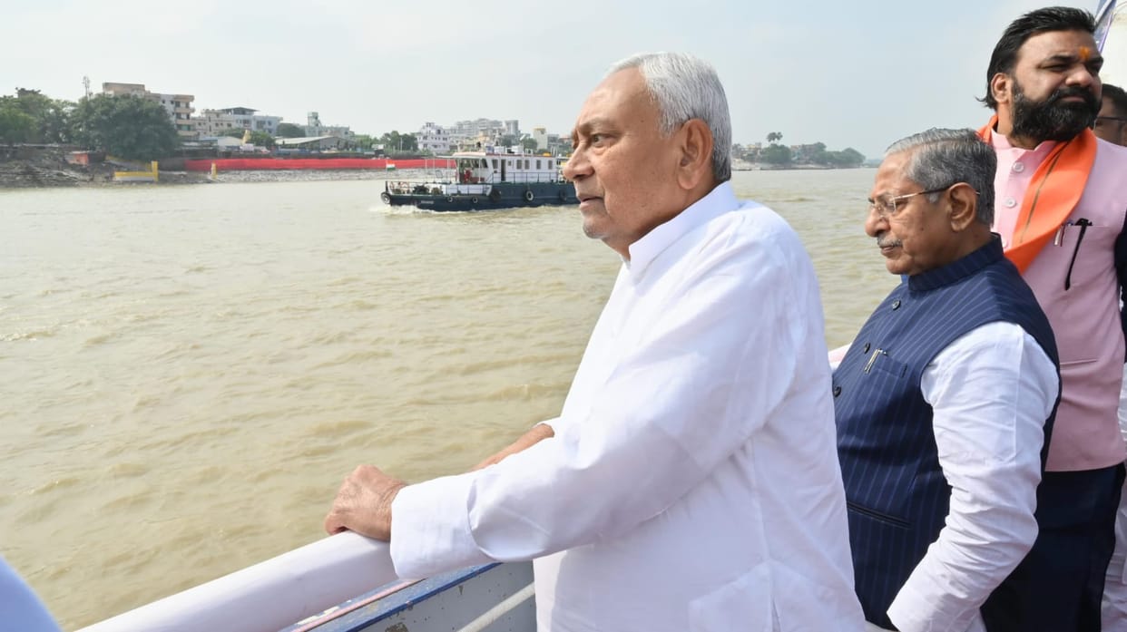 Bihar News : Long awaited CM Nitish Kumar interaction with media on chhath ghat patna before Diwali 2024