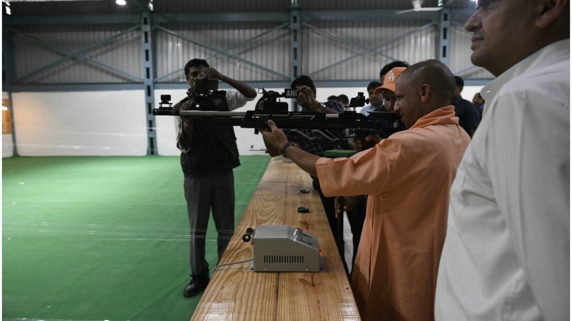 Chief Minister inspected the mini sports complex under construction in Gorakhpur.