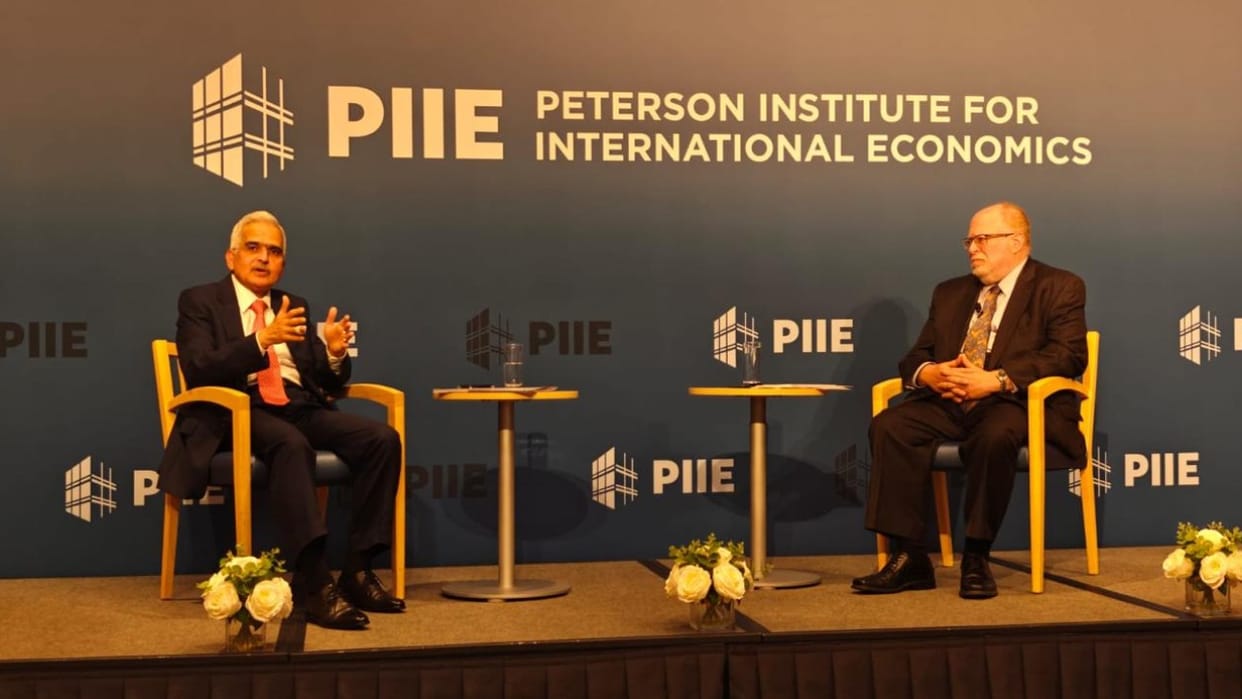 RBI Governor Shaktikanta Das spoke at the Macro Week 2024 organised by the PIIE in Washington DC