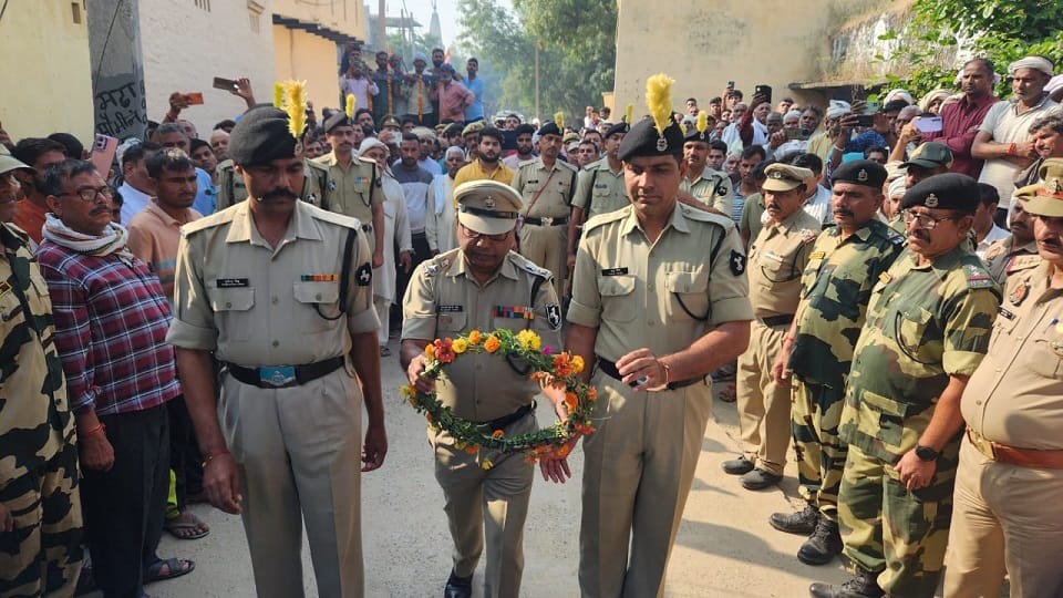 Last farewell given to BSF soldier