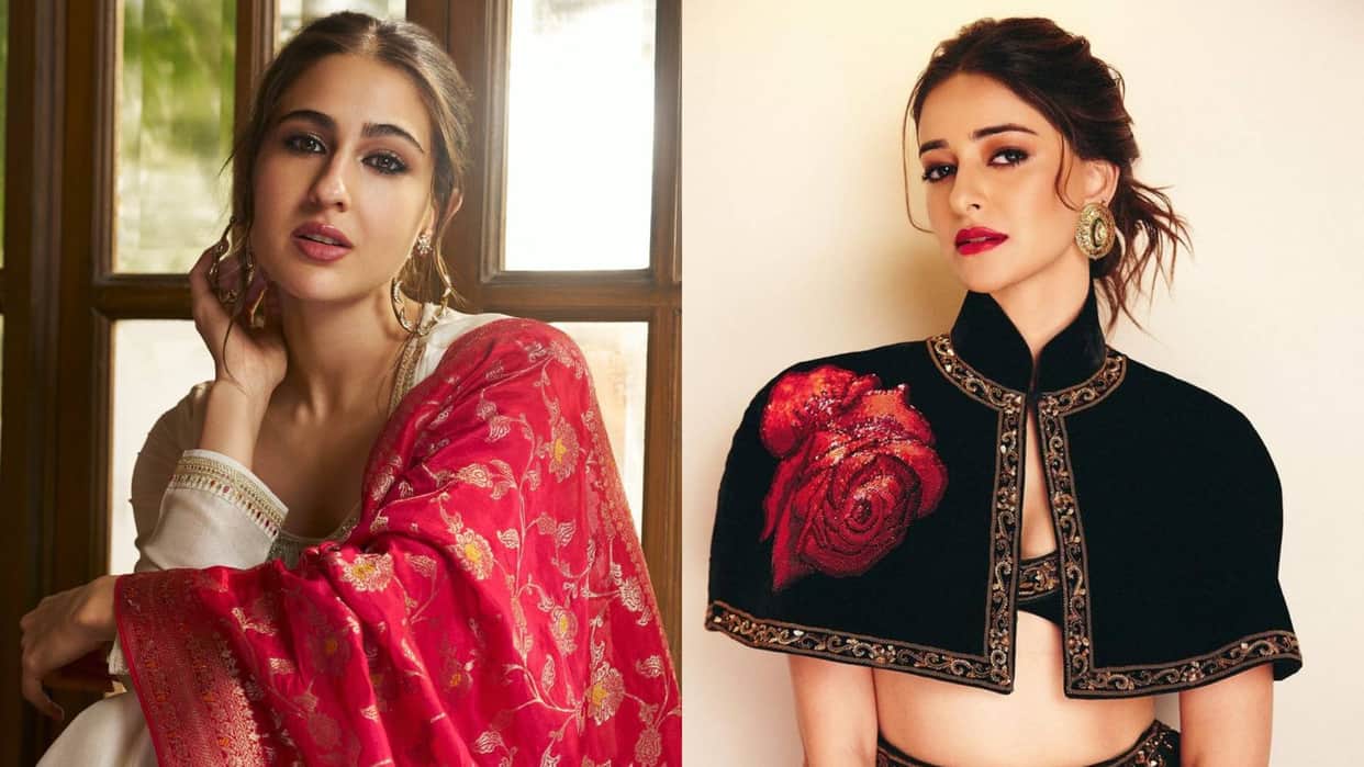 Ananya Panday candidly shared her experiences with her senior in school Sara Ali Khan says I would hide
