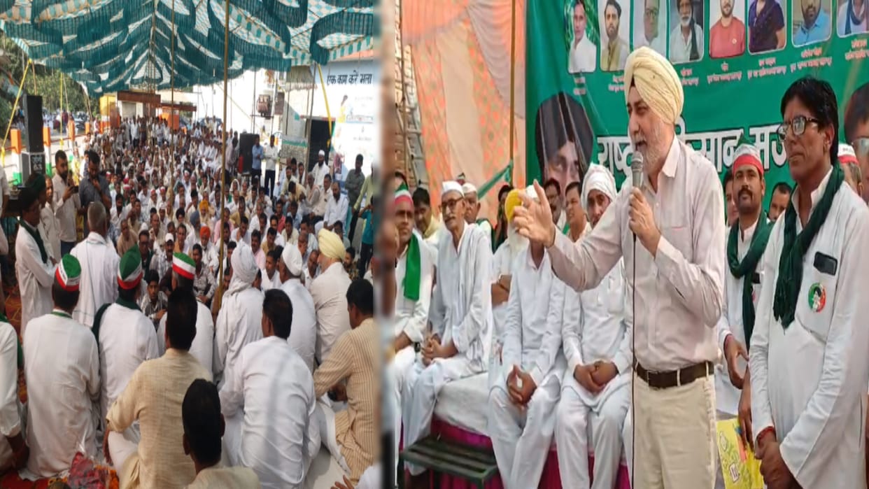 Saharanpur: Sardar VM Singh says condition of farmers will improve if crops are purchased at MSP