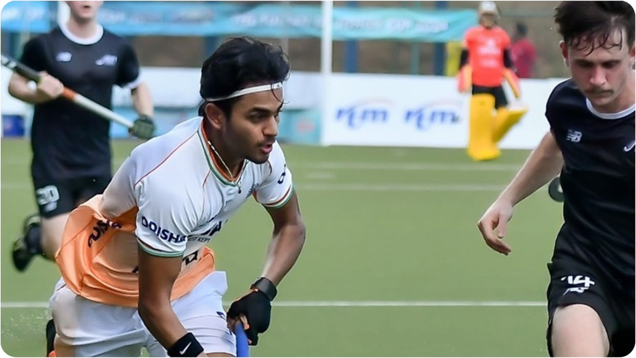 Indian junior hockey team defeated New Zealand in Sultan Johor Cup in shootout won bronze medal