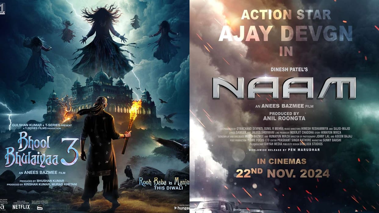 Ajay Devgn movie Naam with Anees bazmee releases 20 years aftter completion bhool bhulaiyaa 3 Singham Again