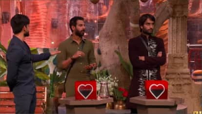 Bigg Boss 18 Karan Veer Mehra fight with Tajinder Bagga in front of Ravi kishan in haye daiya with ravi bhaiy
