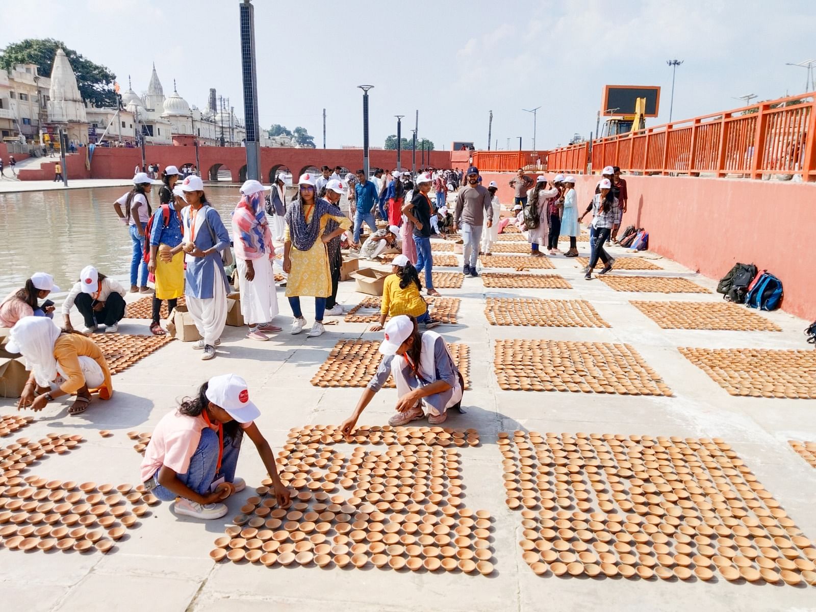 Ayodhya Deepotsav 2024 Six Lakh Diyas Lit In 55 Ghats On First Day, 28 ...