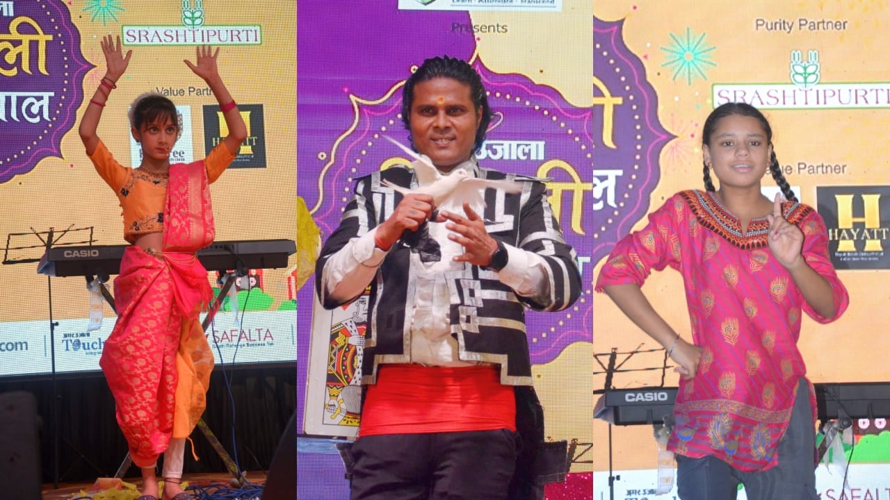 Singer Pooja Thackeray performed at Amar Ujala Diwali Carnival