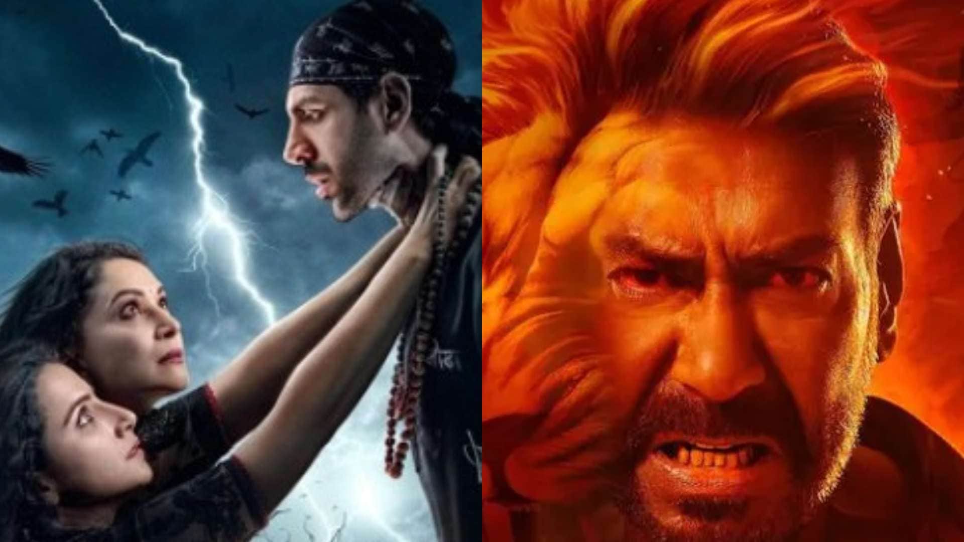 Singham Again Vs Bhool Bhulaiyaa 3 Know the Number Of Screens Of Kartik Aaryan Ajay Devgn Films