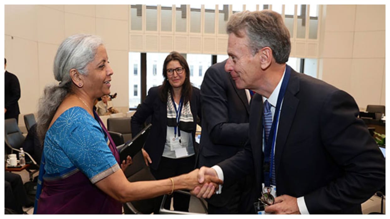 fm nirmala sitharaman seeks support from international financial institutes to acheive sdg