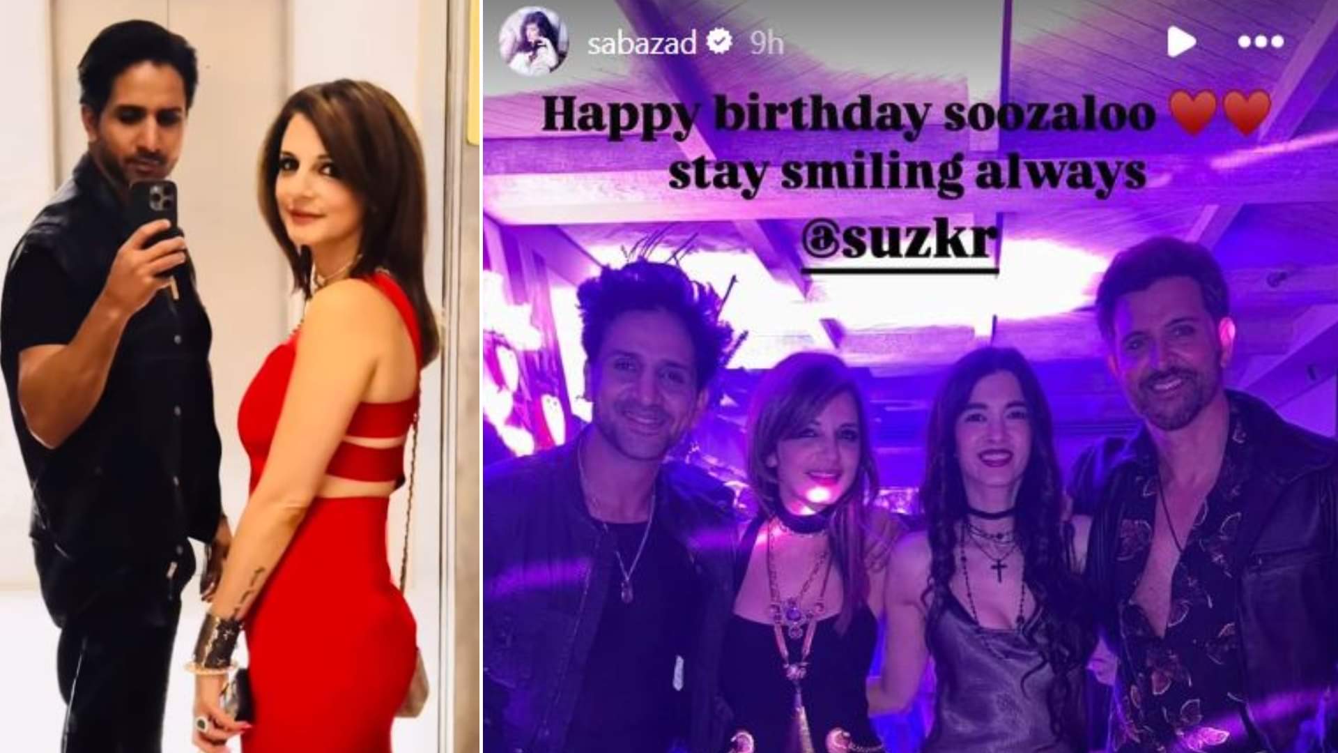 Hrithik Roshan Girlfriend Saba Azad has perfect nick name for Sussanne Khan UNSEEN pics together