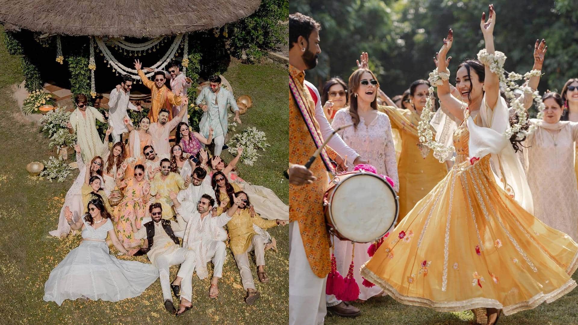 Surbhi Jyoti pre wedding actress Shares Haldi Ceremony pics with Groom To Be Sumit Suri goes viral on internet