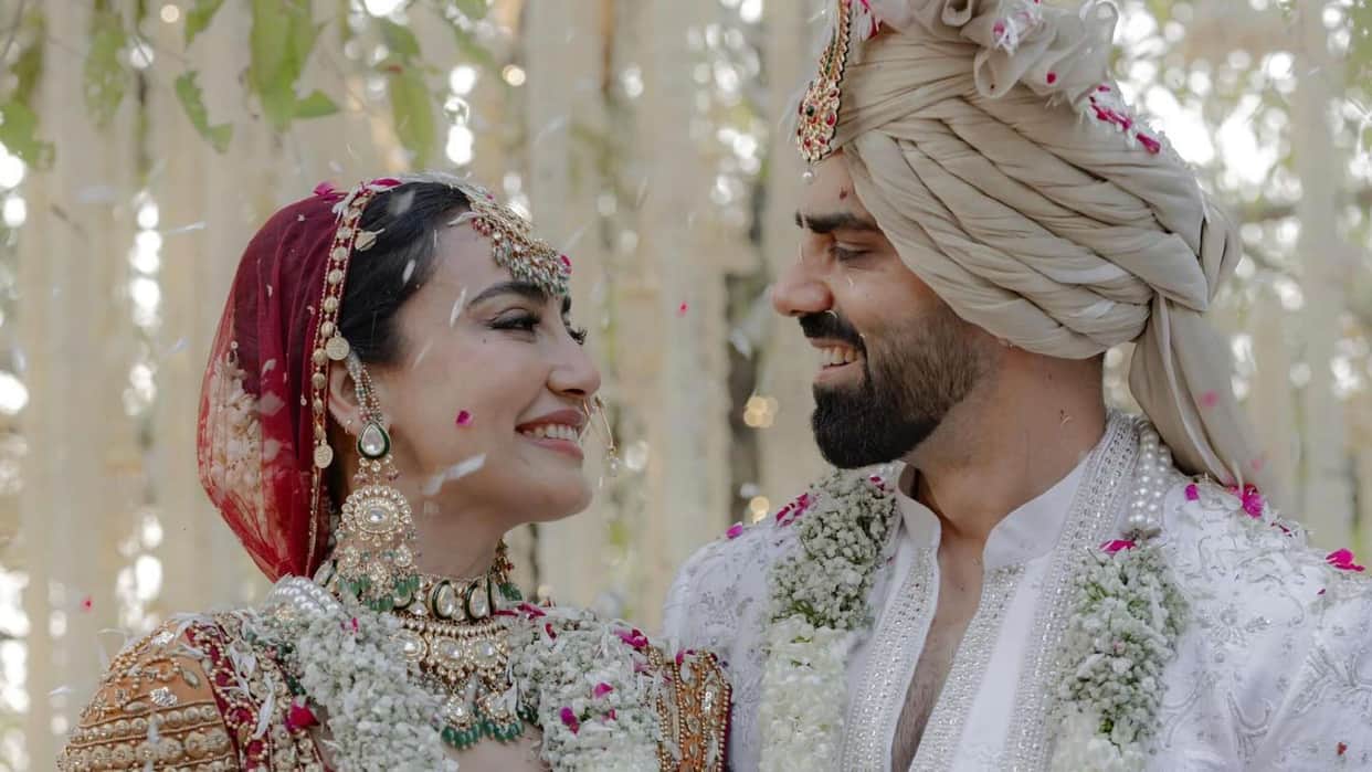 Surbhi Jyoti Sumit Suri Wedding pictures viral on social media couple is officially married now