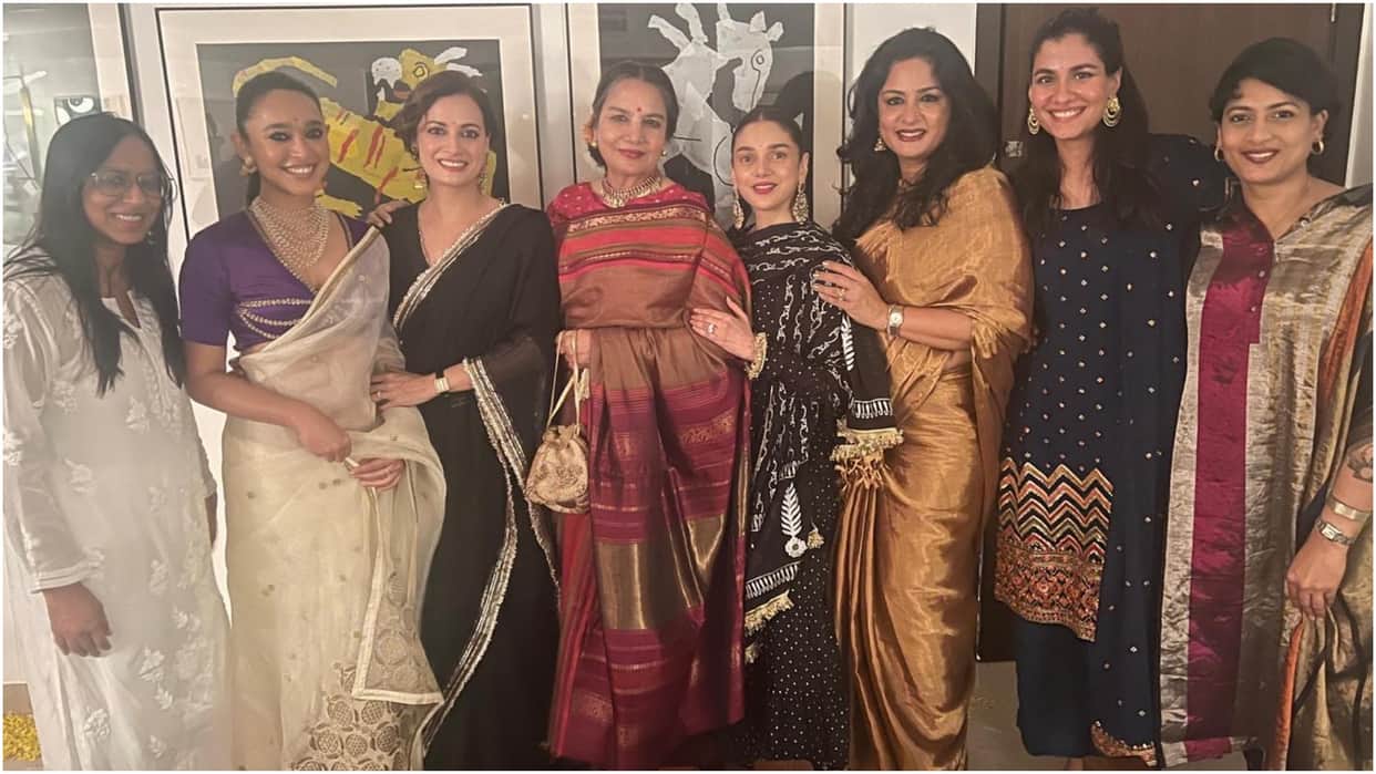 Dia Mirza organized Diwali Party these stars participated shabana azmi shared beautiful picture