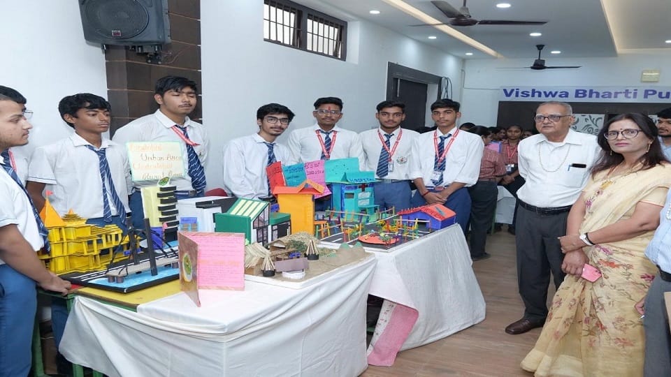 Science exhibition held at Viswa Bharati Public School