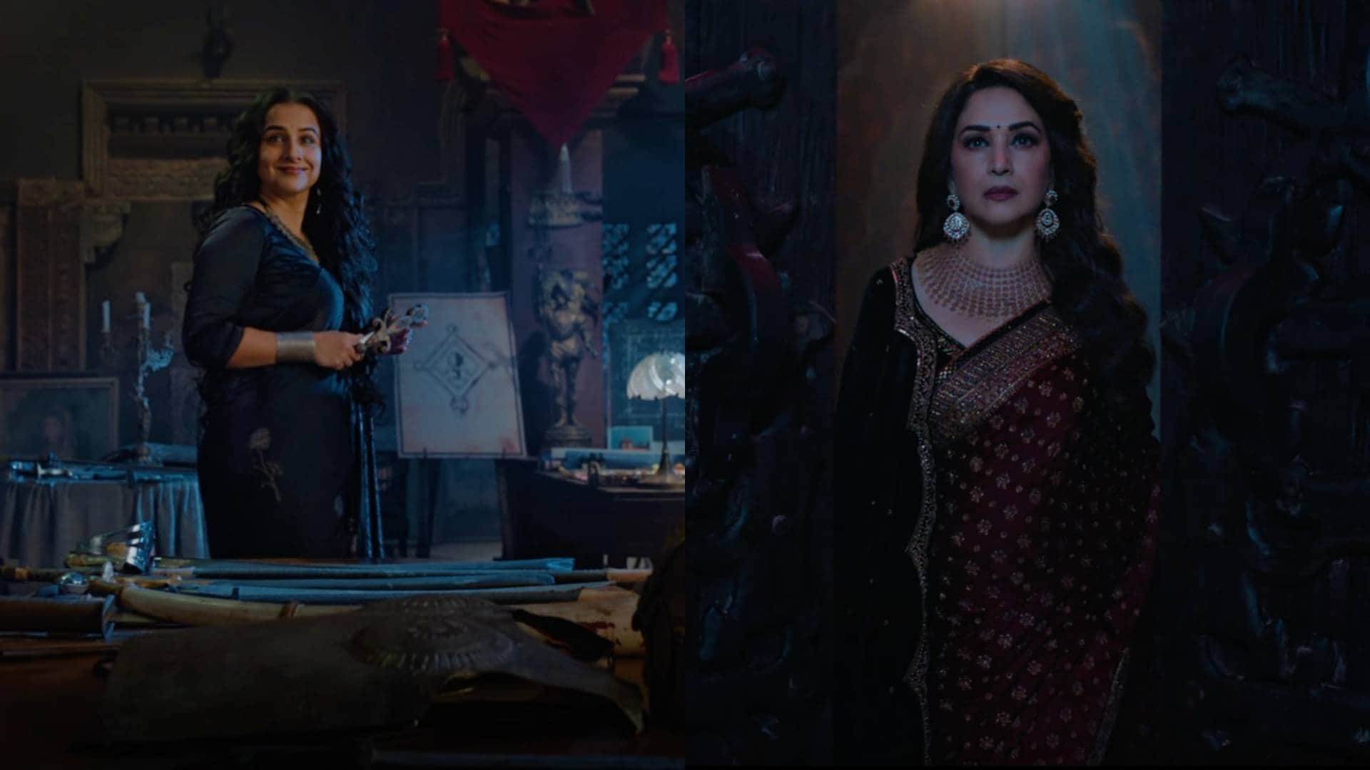 Vidya Balan could not stand in front of Madhuri dixit during Bhool Bhulaiyaa 3 song ami je tomar face off