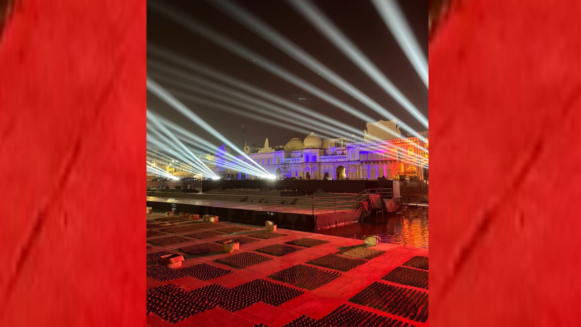 Ramkatha by laser show in Ayodhya.