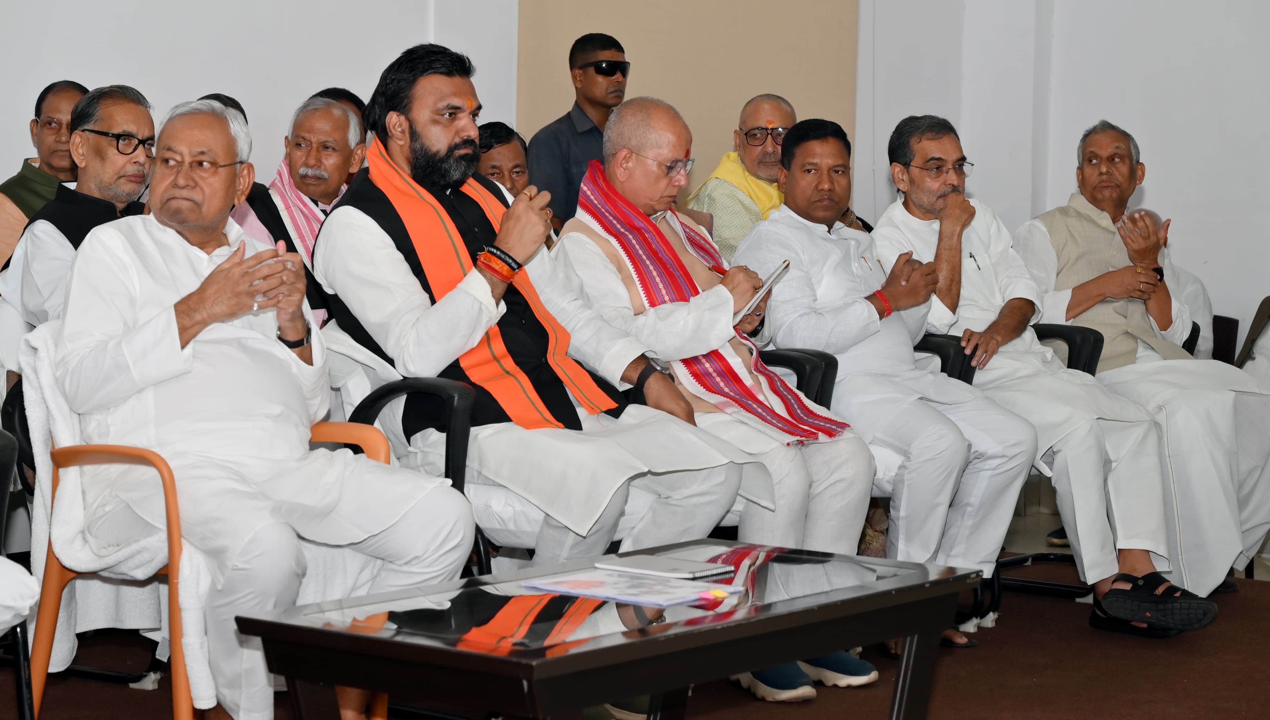 NDA Meeting: General meeting of NDA at CM Nitish's residence; JDU, BJP, LJP, MP MLA, Bihar News