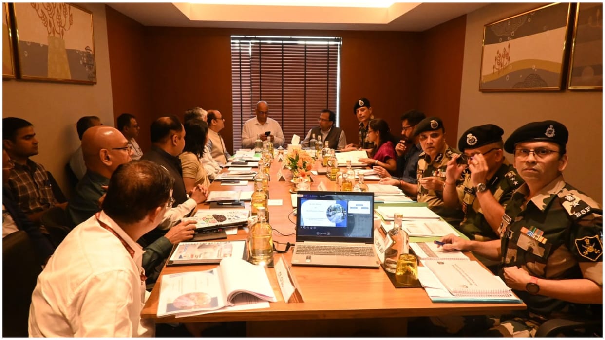 BSF DG West Bengal Southern part visit meetings with Officials news and updates