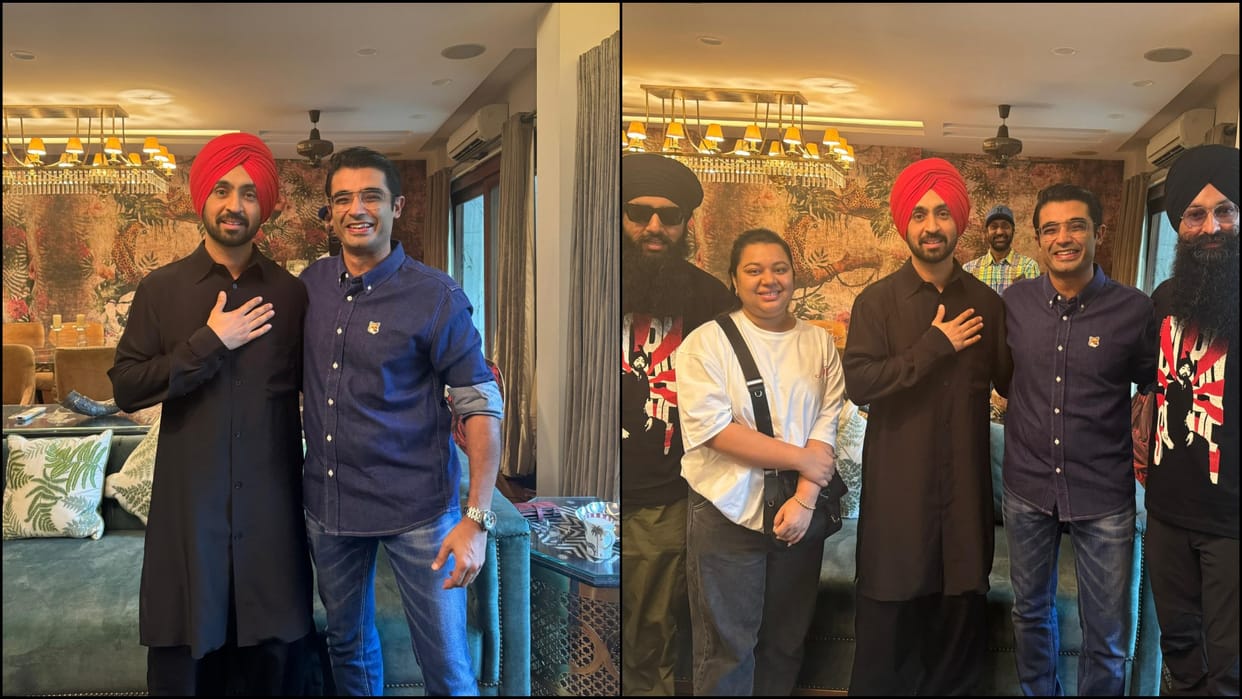 Singer actor Diljit Dosanjh meets BJP national spokesperson Jaiveer Shergill in Delhi news in hindi