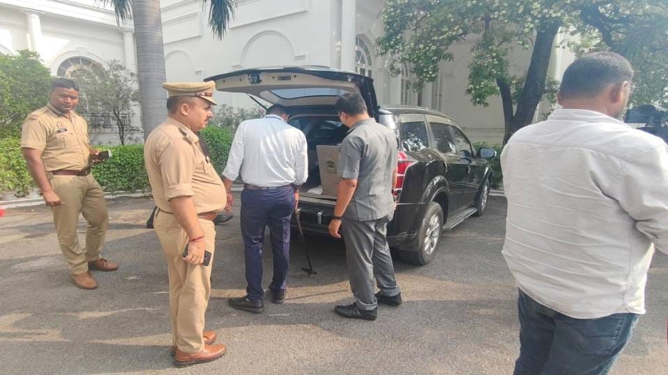Lucknow police received threats to blow up hotels on  second day too checking campaign was launched
