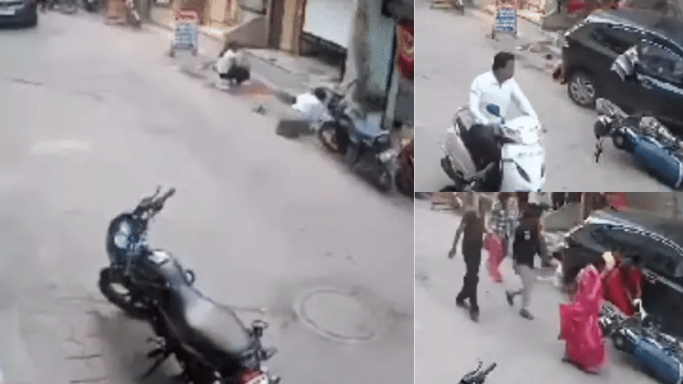 indore news crime accident rangoli girls car
