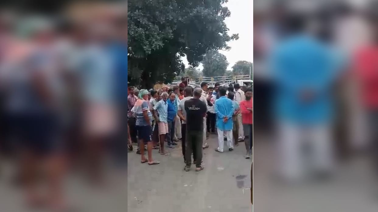 Anger erupted on the road after the death of father and son due to electric shock