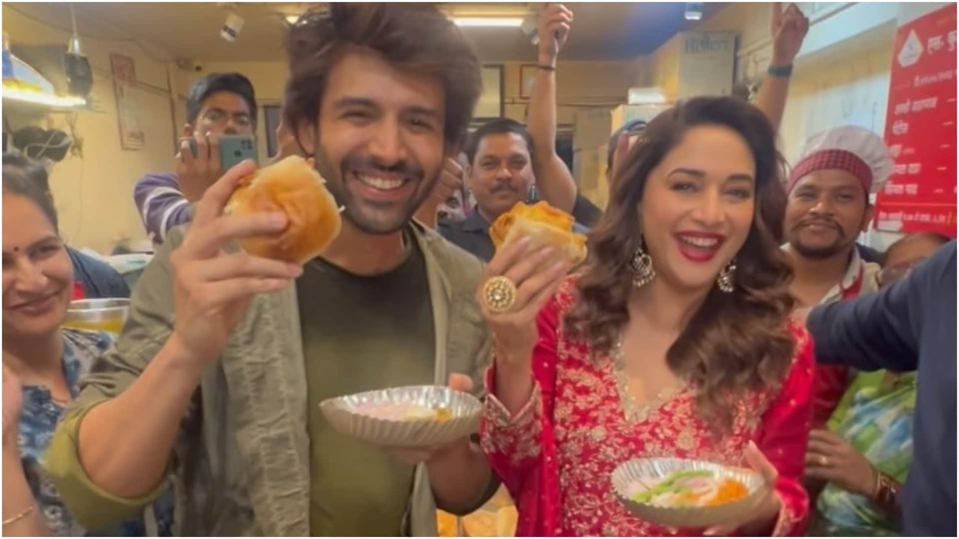 Bhool Bhulaiyaa 3  star kartik aaryan and vidya balan funny video surfaced actor called her chudail