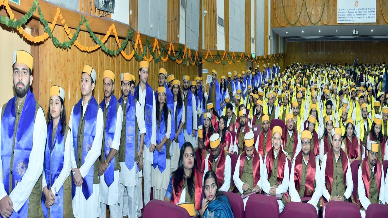 15th convocation of NIT Hamirpur, faces of brilliant students lit up after getting degrees and medals
