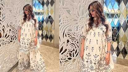 Diwali 2024 special outfit for pregnant woman image inspired by actress