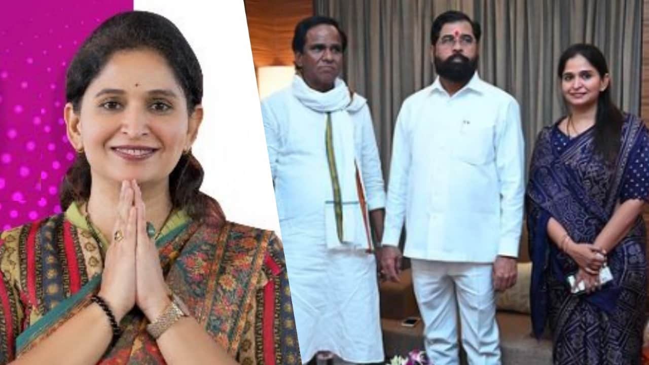 संजना जाधव ने थामा शिवसेना का दामन