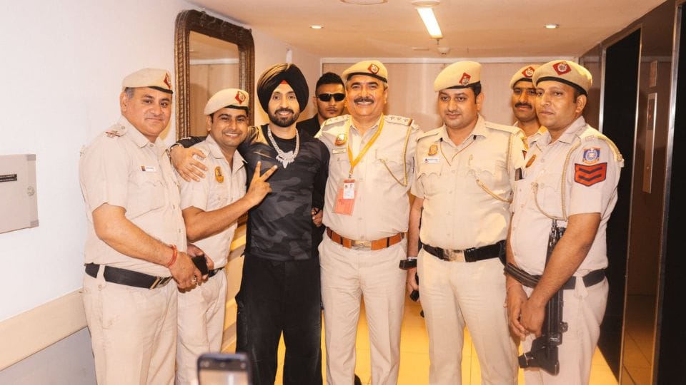 Diljit Dosanjh two-day concert in Delhi Diljit Dosanjh praised Delhi Police