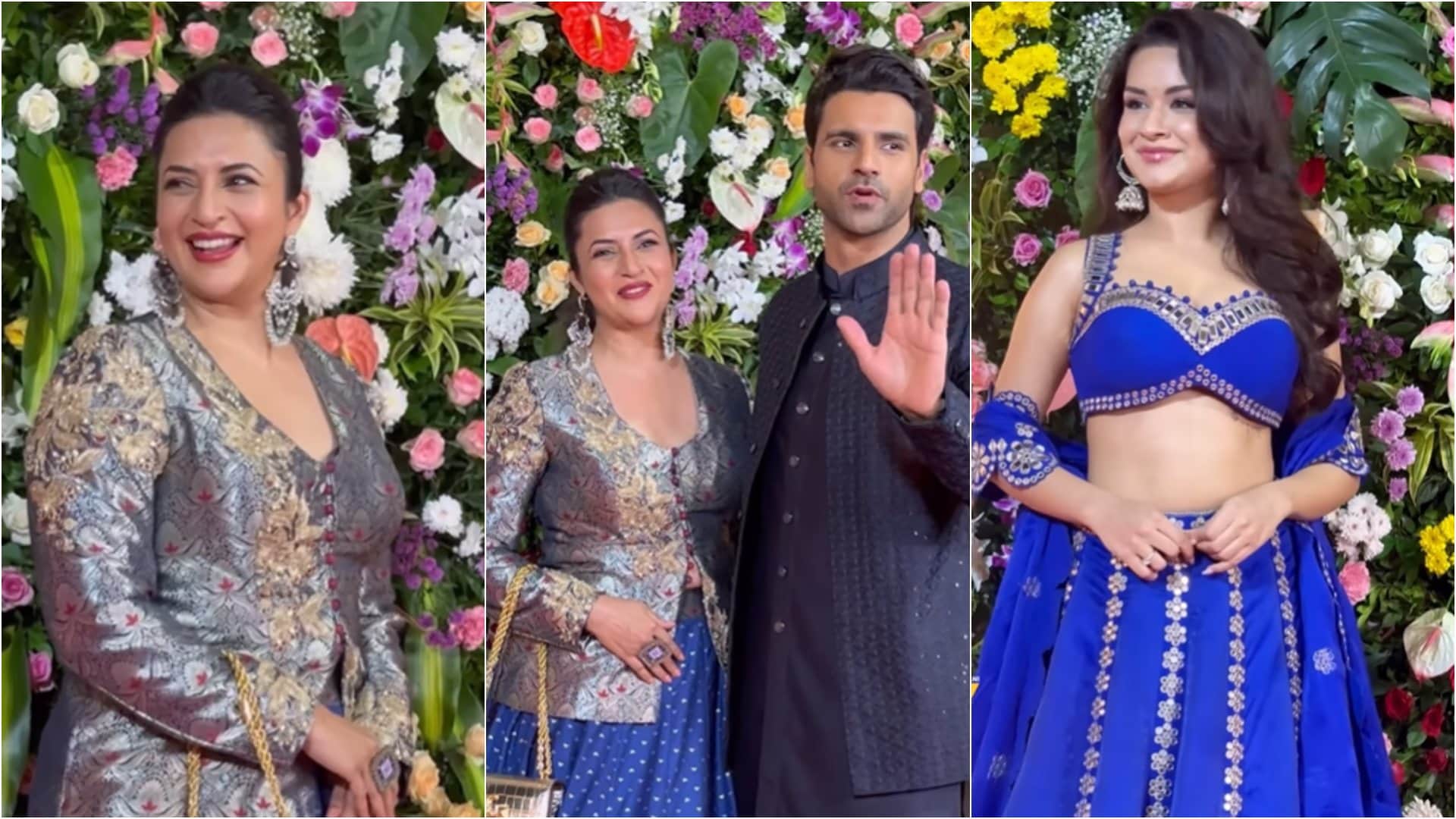 Hina khan To Rohit Roy Karishma Tanna Avneet Kaur TV and Bollywood celebs attends Ekta Kapoor Diwali party