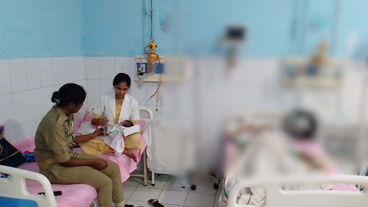 There was a cry of joy in the district jail a female prisoner gave birth to a child