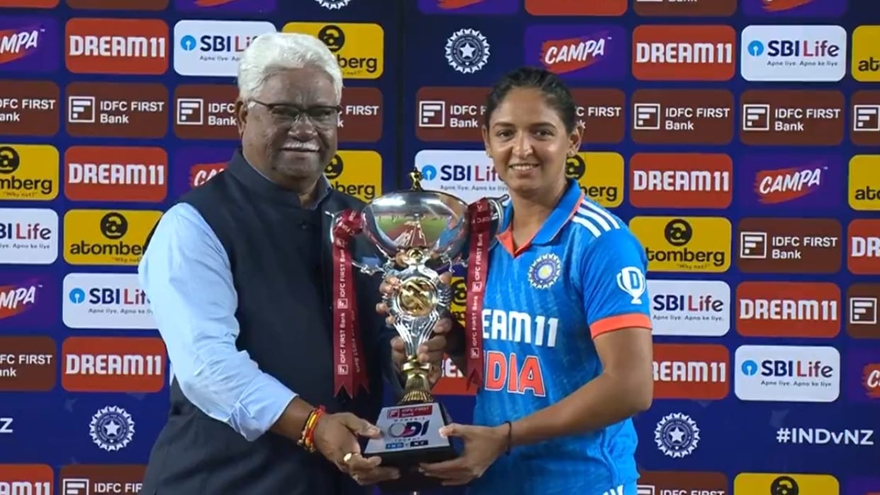 IND W vs NZ W: harmanpreet kaur speaks on winning 3rd odi and series gave credit to smriti mandhana
