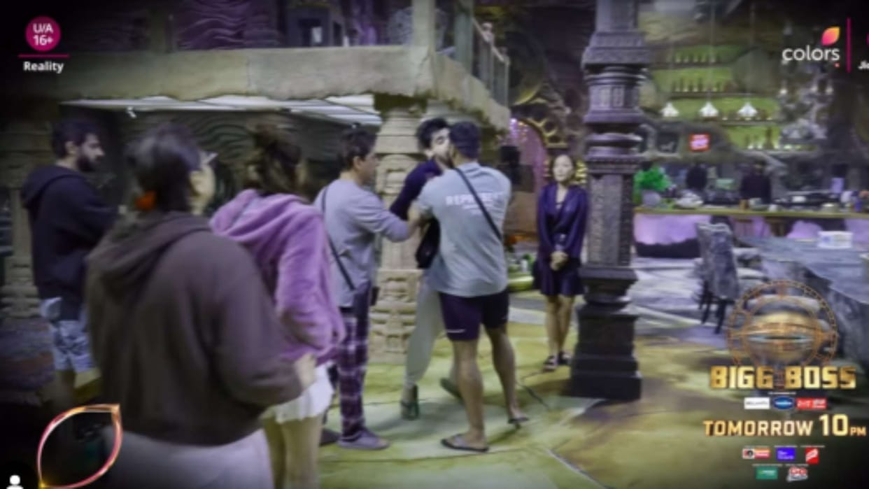 Bigg Boss 18 Promo scuffle between Rajat Dalal and Avinash Mishra chahat pandey became reason