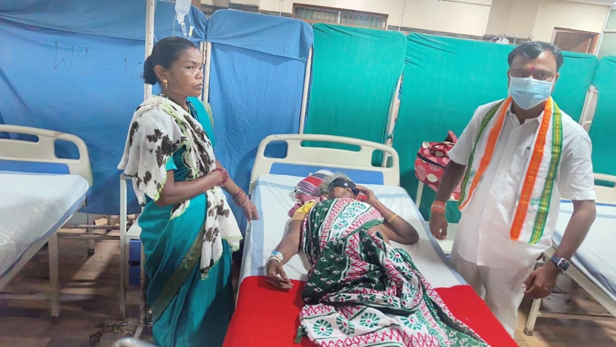 Chhattisgarh PCC chief Deepak Baij met Dantewada eye scandal victims