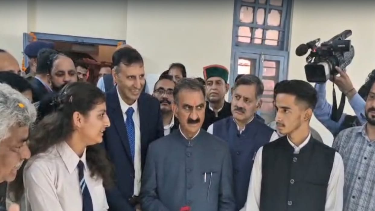 CM Sukhu inaugurated the state's first digital library in Bilaspur