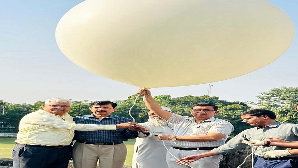 Weather balloon flew from Aligarh