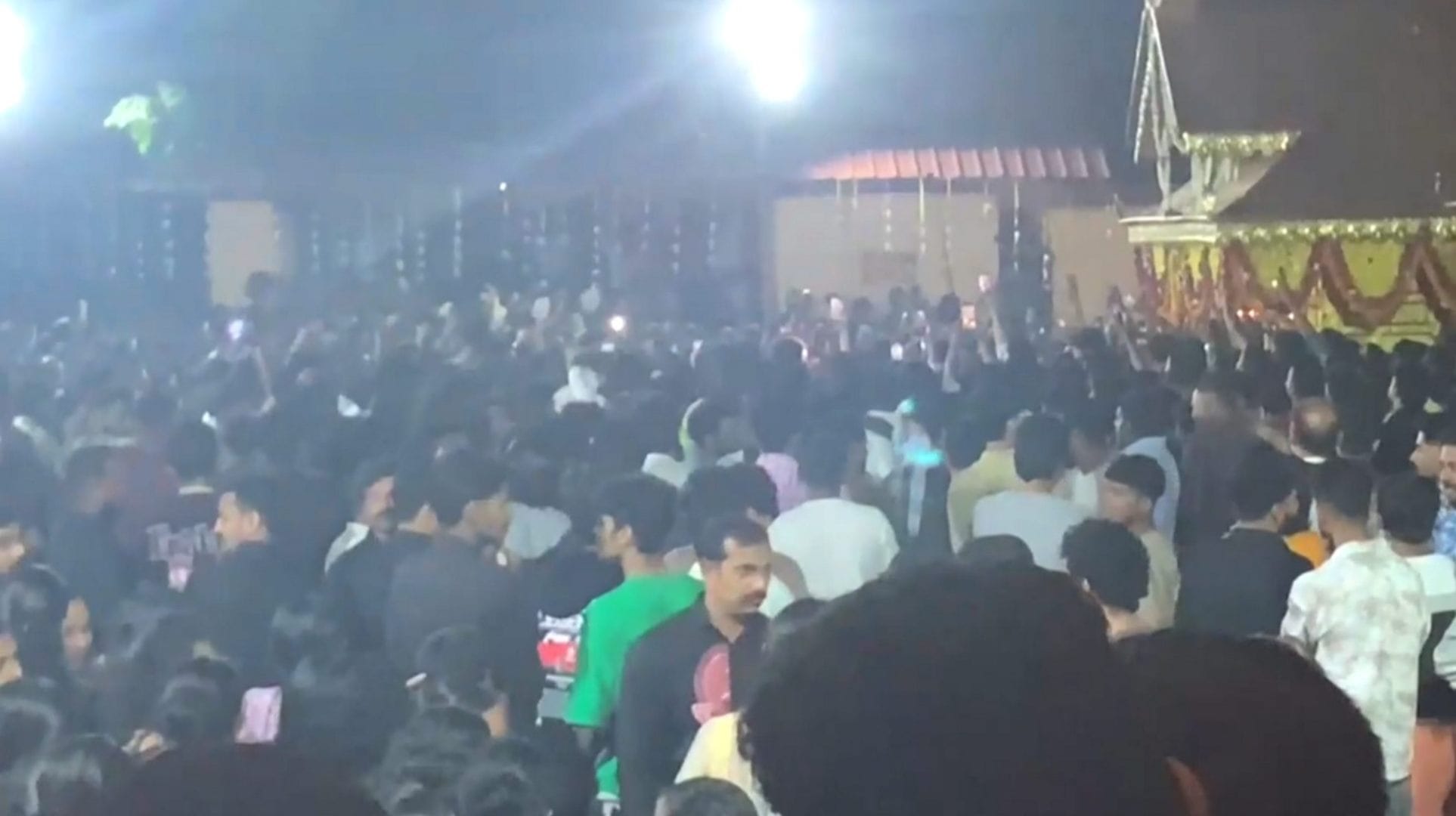 Midnight explosion at Kerala temple sends hundreds fleeing in panic see the pics