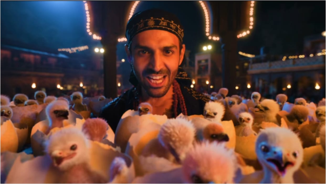 kartik aaryan Vidya Balan and Triptii Movie Bhool Bhulaiyaa 3 Song Hukkush Phukkush Will Out Tomorrow