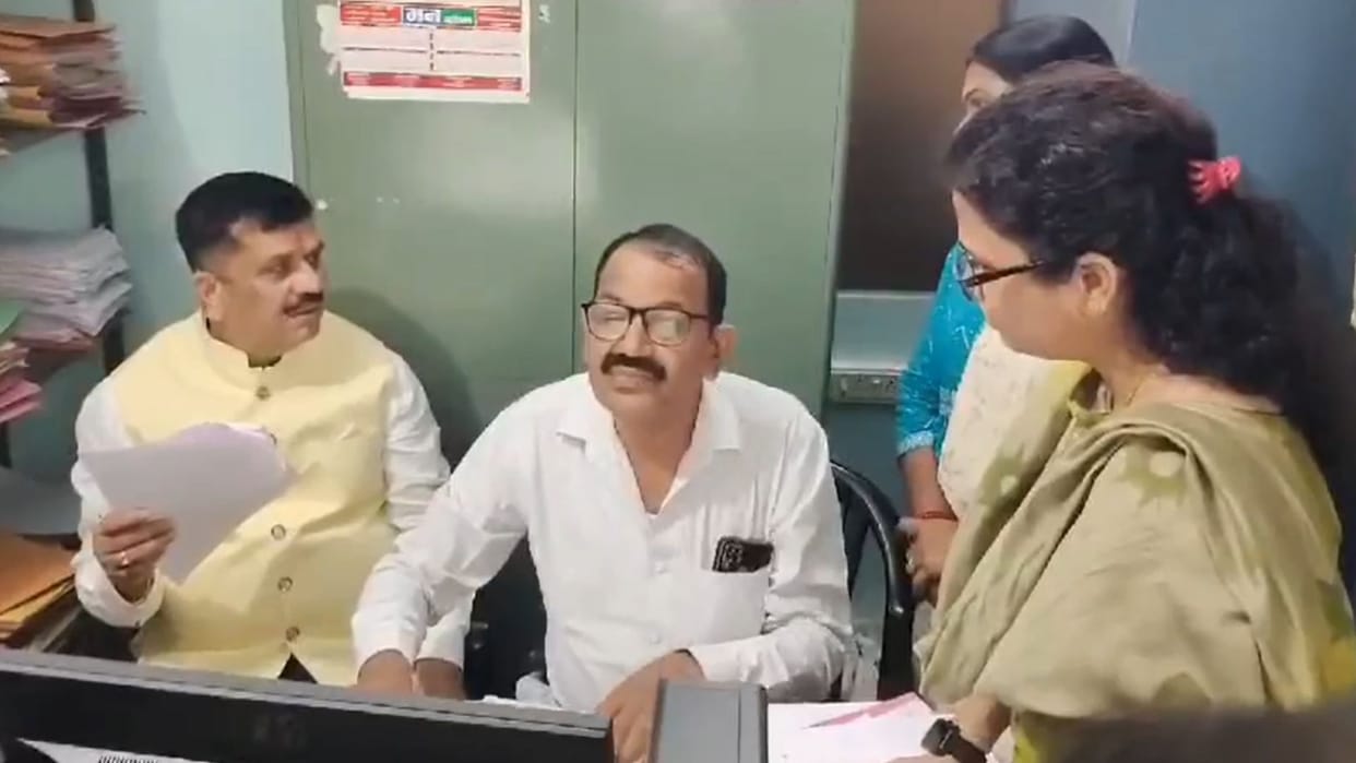 District Magistrate conducted a surprise inspection