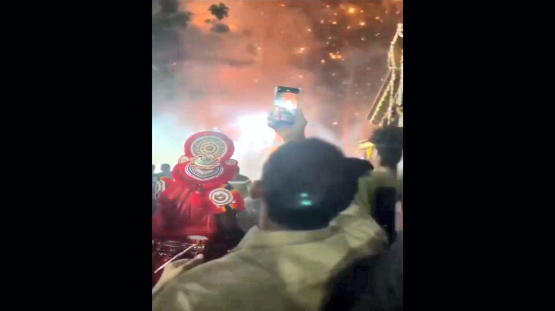 Midnight explosion at Kerala temple sends hundreds fleeing in panic see the pics