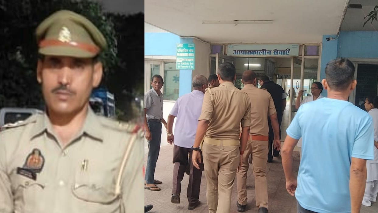 Bina outpost in charge died in Sonbhadra