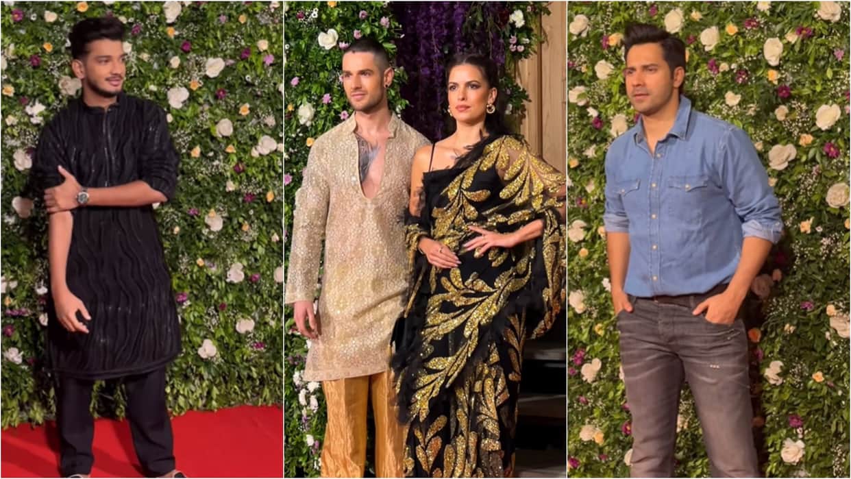 Munawar Faruqui To Natasa Stankovic Varun Dhawan Avneet kaur attends Play DMF and vikir films Diwali party