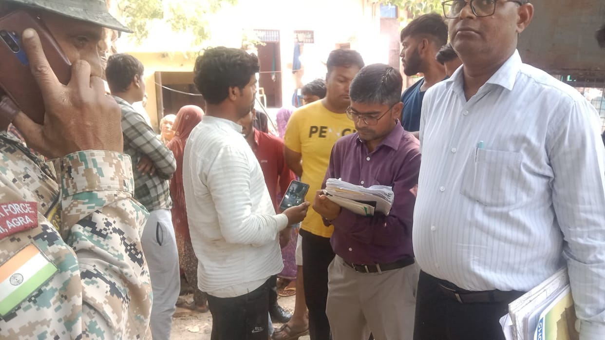 municipal corporation's toll booth was captured preparations were being made to start construction