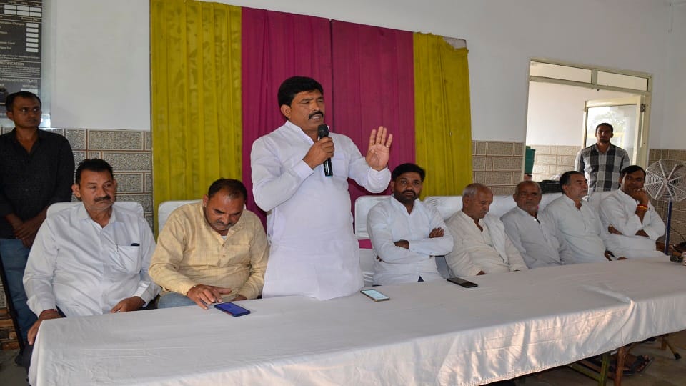 Meerapur : Pradhan angry for not giving ticket to Jat candidate, said- vote for the one who defeats Mithlesh