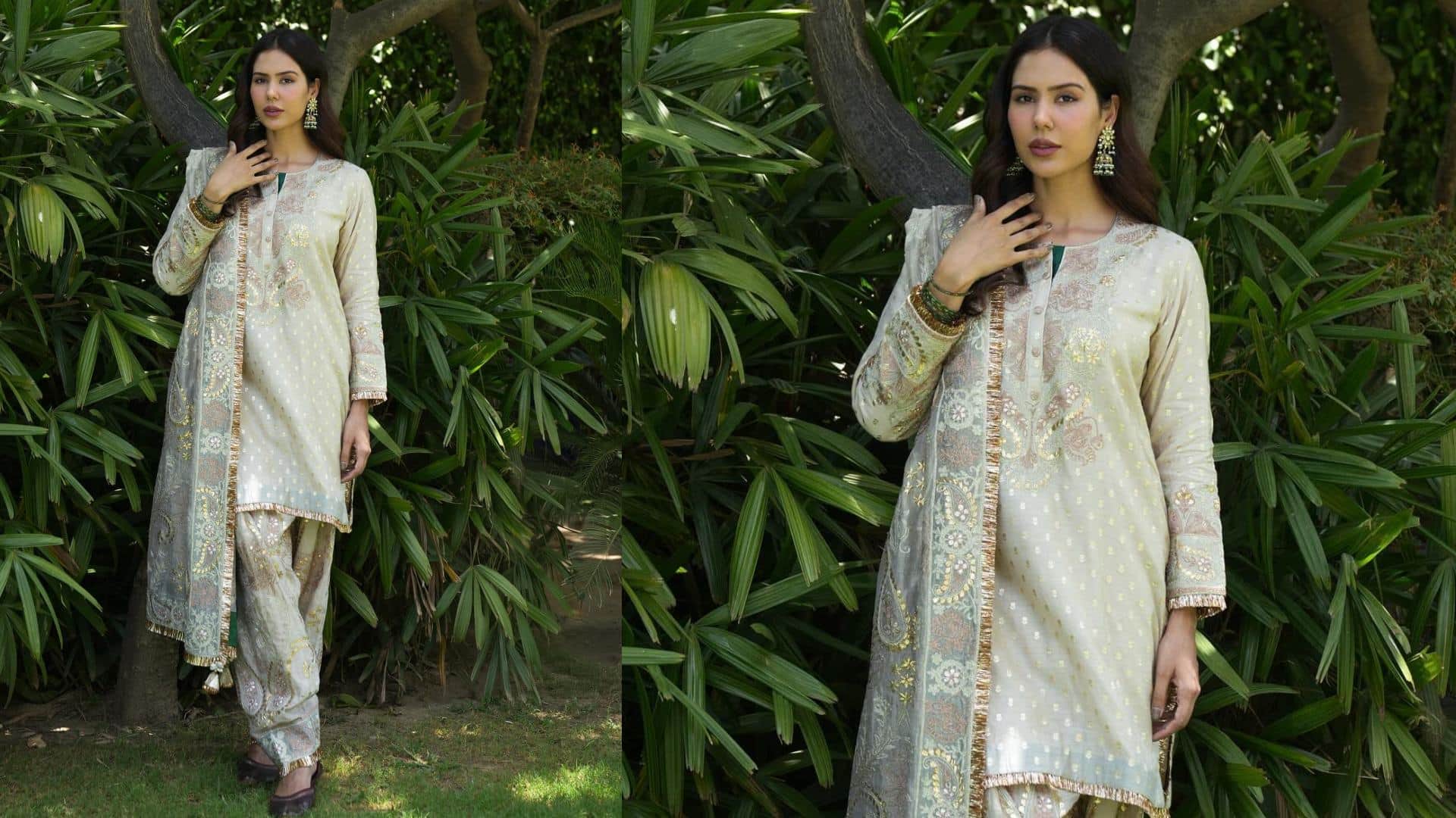 bridal fashion Trendy outfit for newly bride