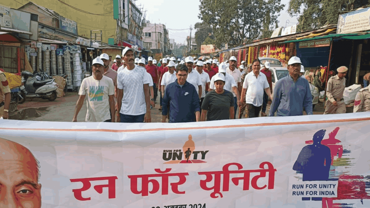 Rashtriya Ekta Diwas Run for Unity started on the birth anniversary of Sardar Vallabhbhai Patel